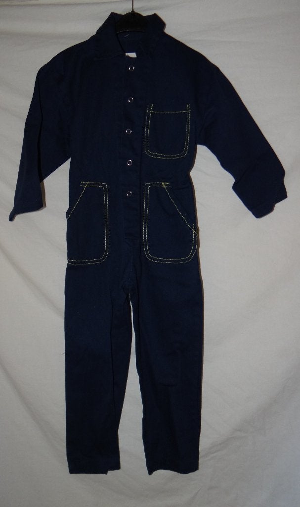 Leuke donkerblauwe BOER/BOERIN overall, Ophalen of Verzenden, Zo goed als nieuw, 104 of kleiner, Jongen of Meisje