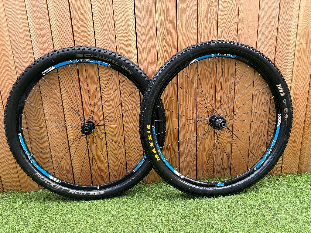 Trek Bontrager MTB Tubeless wielset, Fietsen en Brommers, Fietsonderdelen, Gebruikt, Wiel, Aluminium, Mountainbike, Ophalen