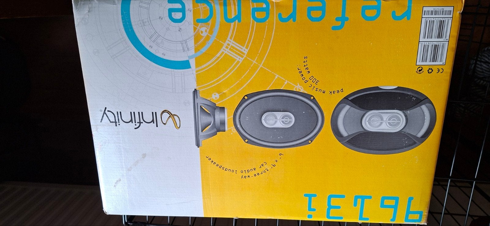 Infinity 9613i car stereo speakers 6 x 9 3 way, Ophalen, Nieuw