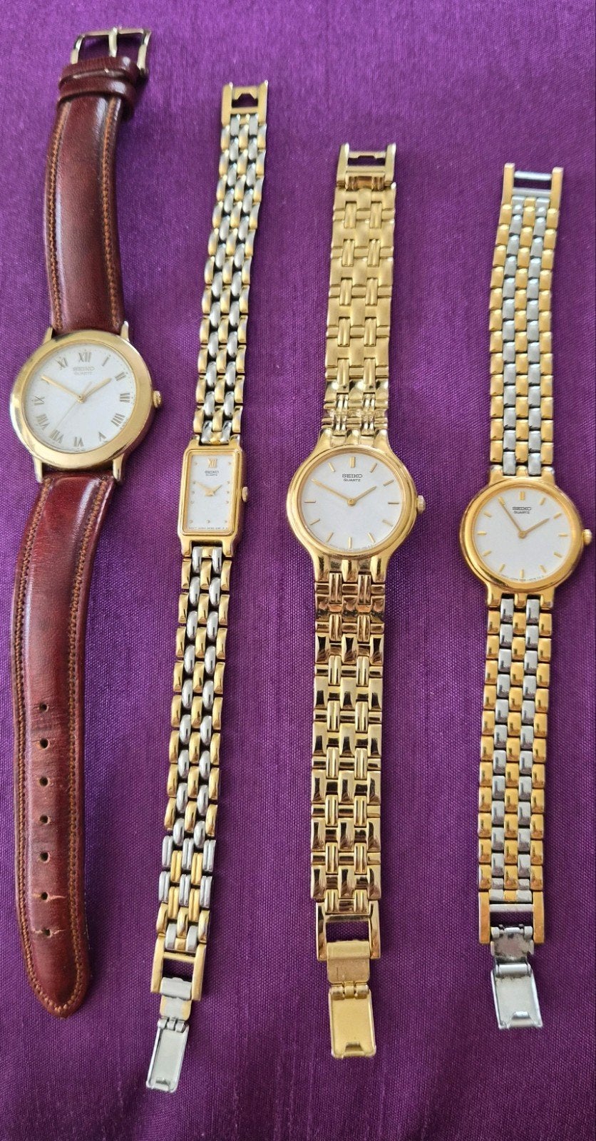 Prachtige partij van 5 vintage dameshorloges (o.a. Seiko) –, Ophalen of Verzenden