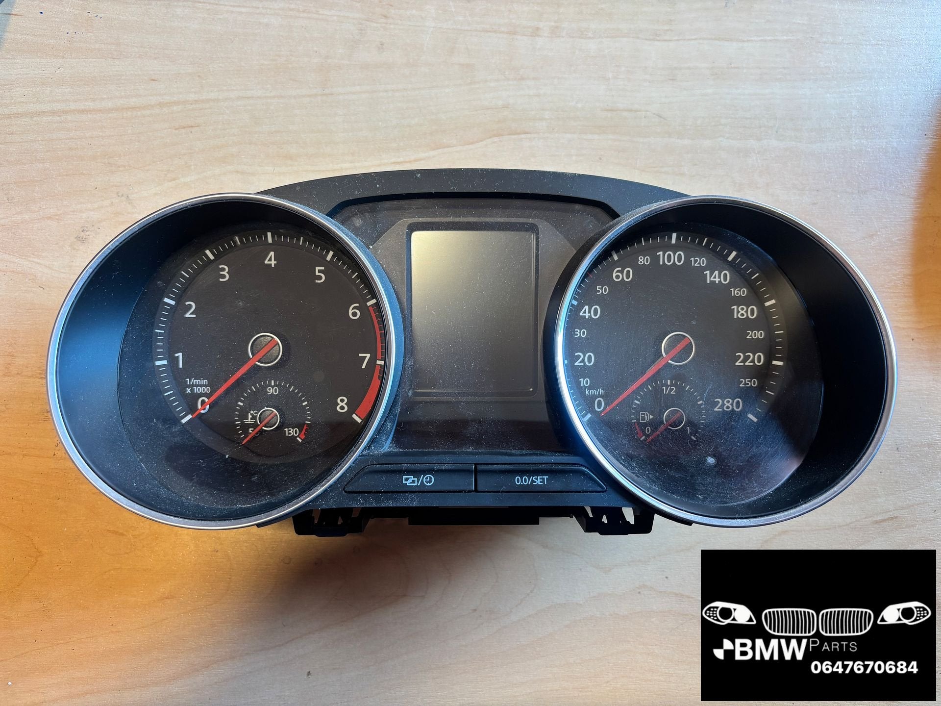 Volkswagen Polo 6R 6C GTI teller met groot scherm, Auto-onderdelen, Dashboard en Schakelaars, Gebruikt, -, Volkswagen, Ophalen of Verzenden