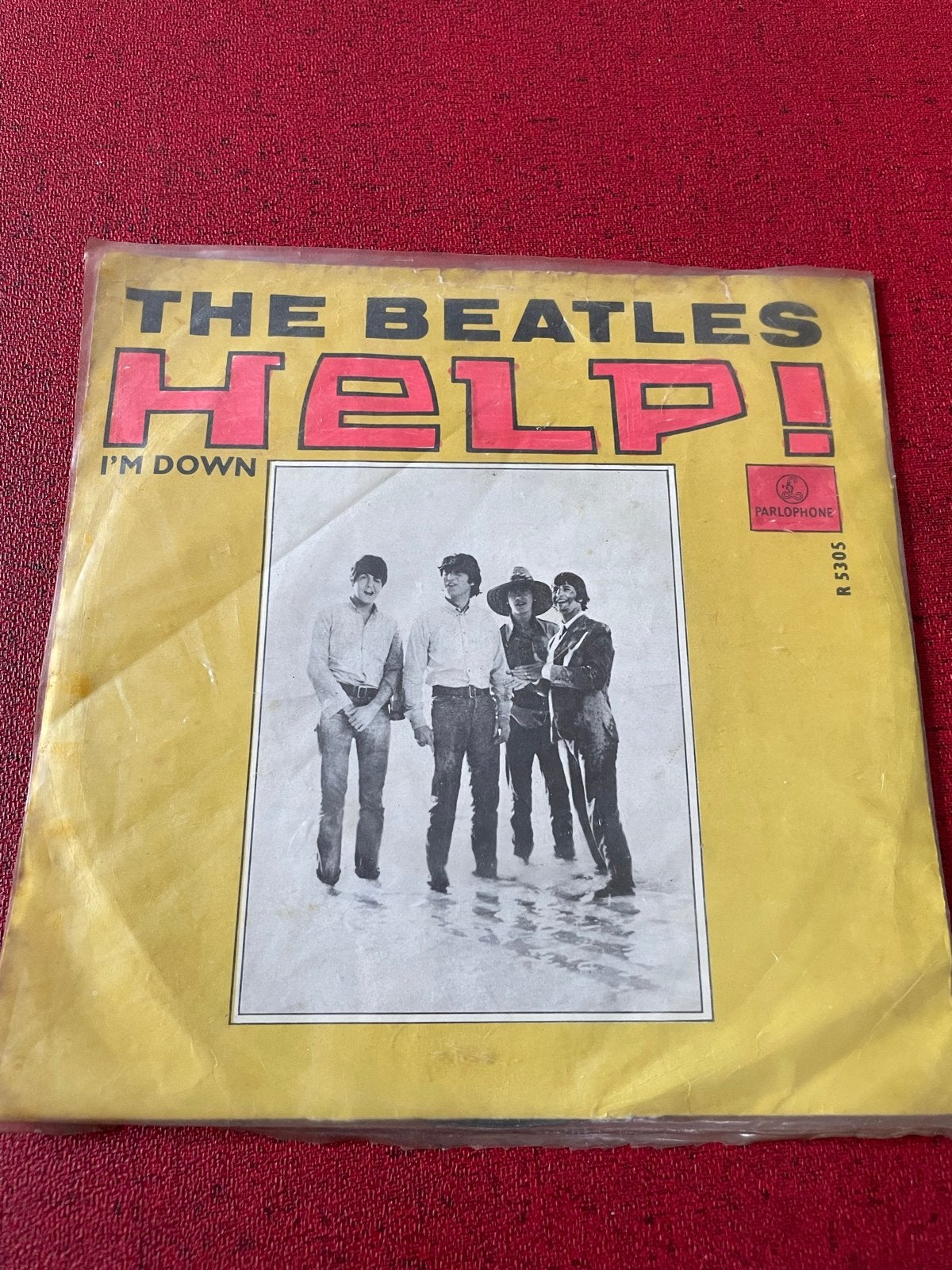 The Beatles - Help! / I'm Down (Vinyl Single), Cd's en Dvd's, Vinyl Singles, Gebruikt, Originele persing, 7 inch, Ophalen of Verzenden