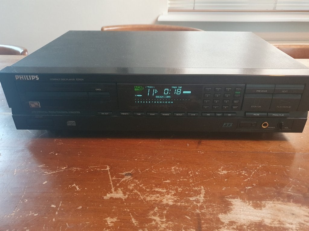 Philips CD824 hi-fi cd-speler, Ophalen, Gebruikt, Philips