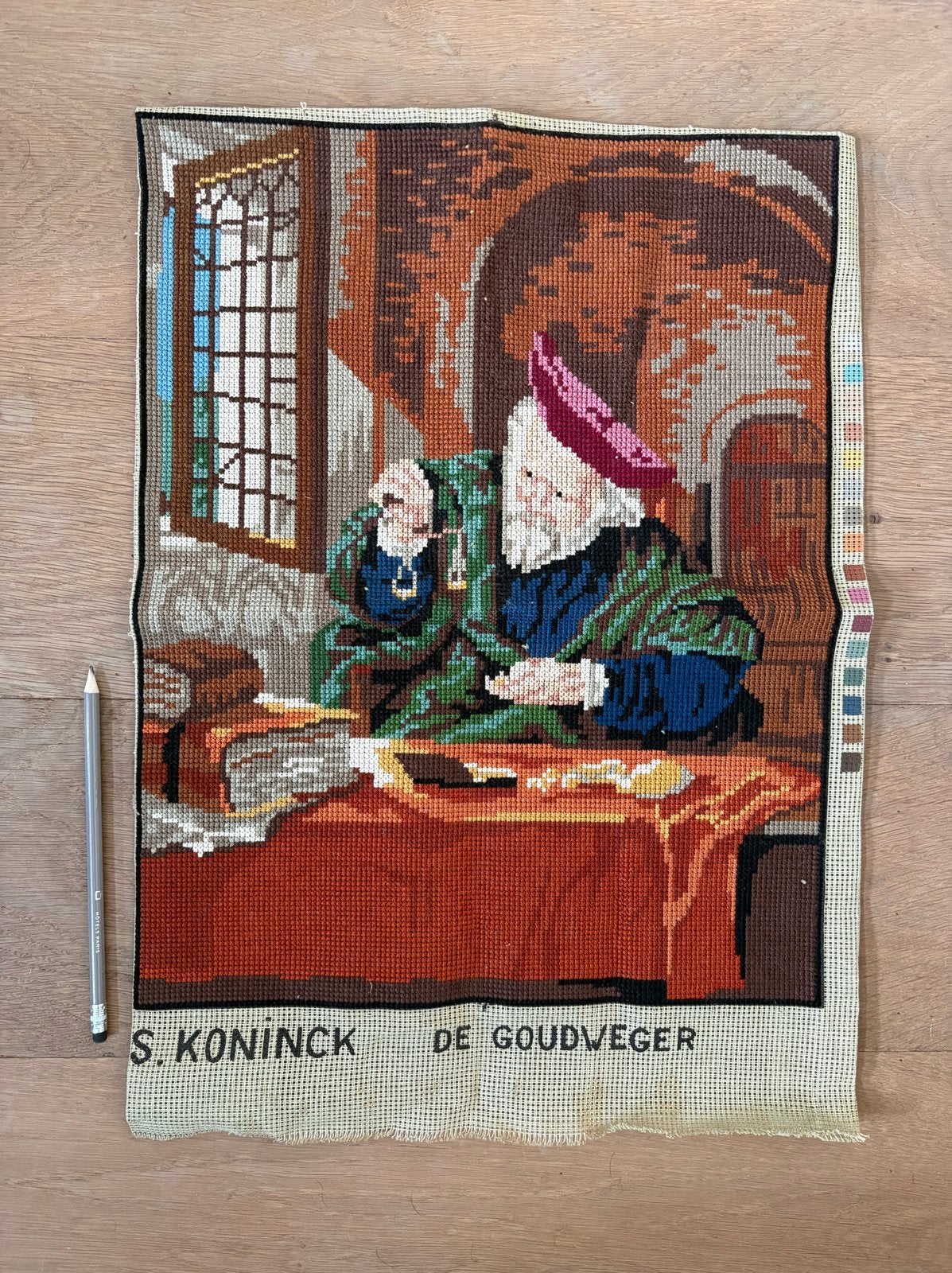 Set van 6  borduurwerken - diverse motieven, Ophalen of Verzenden, Gebruikt, Handborduren, Borduurpakket