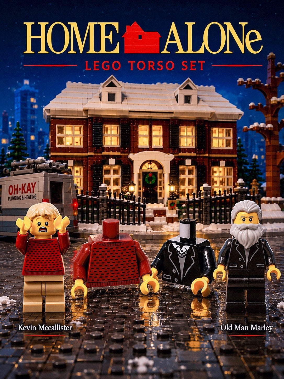 LEGO Home Alone Torso Set - Kevin McCallister & Marley, Ophalen of Verzenden, Nieuw, Overige merken