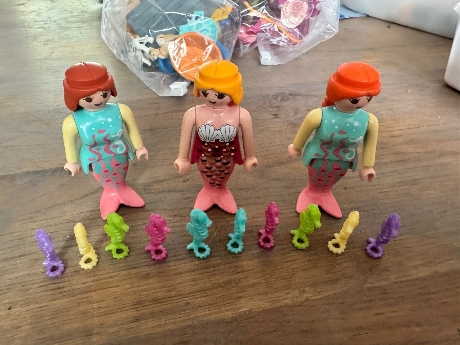 Playmobil Zeemeerminnen met zeepaardjes, Ophalen of Verzenden, Gebruikt, Overige typen