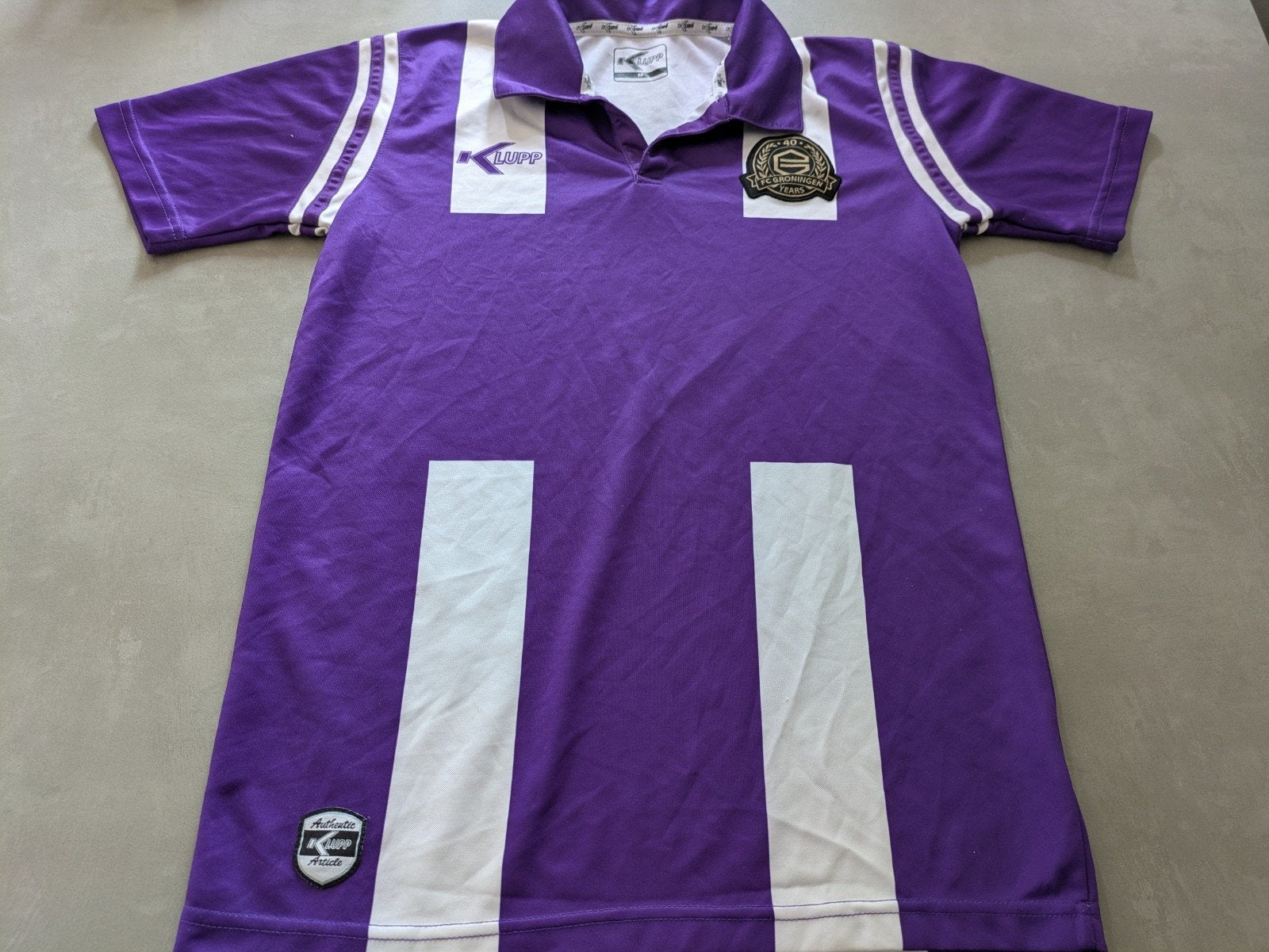 Voetbalshirt FC Groningen vintage shirt 2011 Jubileum, Ophalen, Zo goed als nieuw, Shirt
