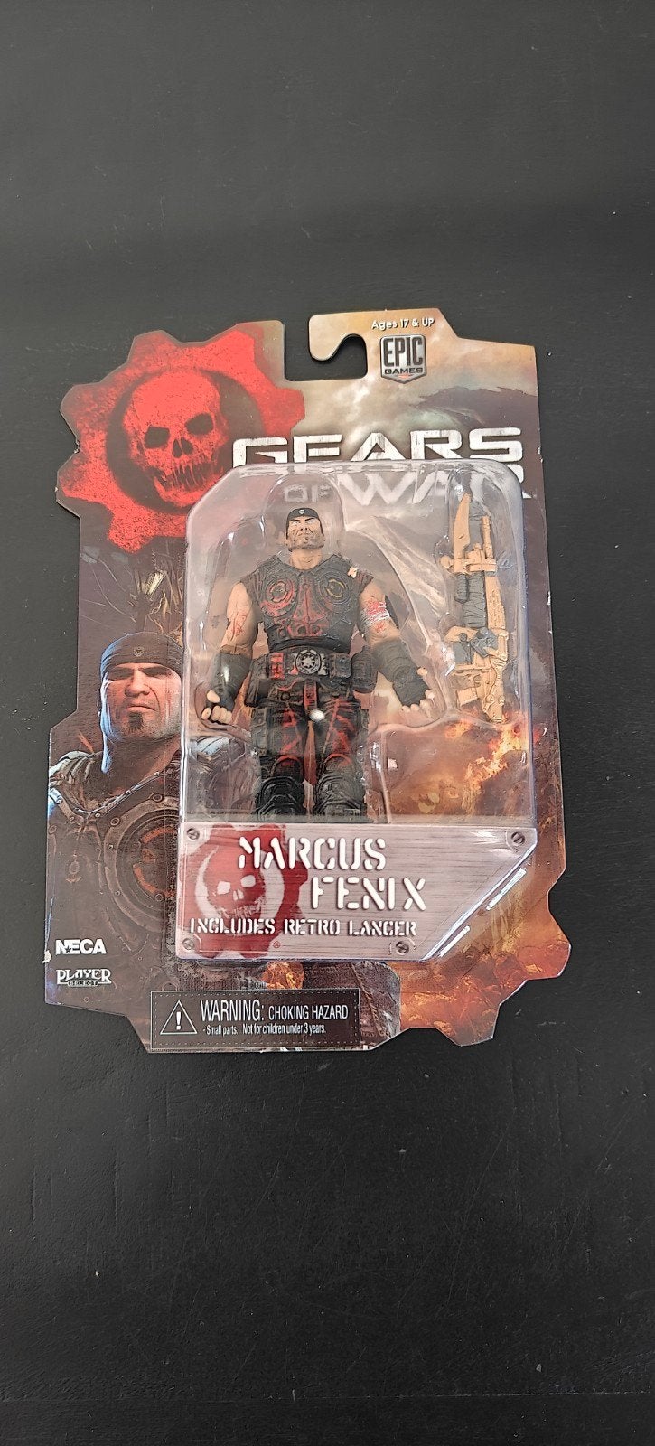 NECA Gears of war 3,75 Bloody Marcus Fenix, Ophalen of Verzenden, Nieuw