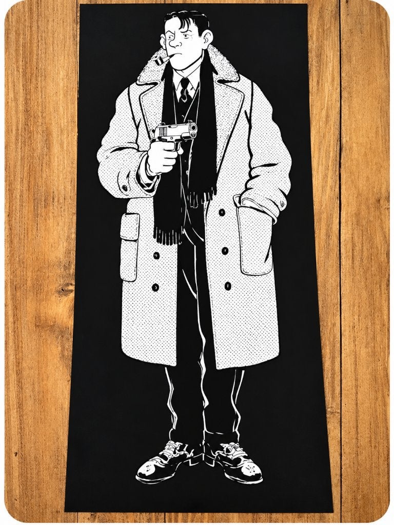 Nestor Burma ~ XXL-poster van Jacques Tardi ✅ Nieuw, Ophalen of Verzenden, Overige figuren, Nieuw, Beeldje of Figuurtje