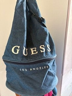Spijker stof rugzak , opvouwbaar van Guess, Sieraden, Tassen en Uiterlijk, Ophalen, Nieuw, Blauw, Overige typen