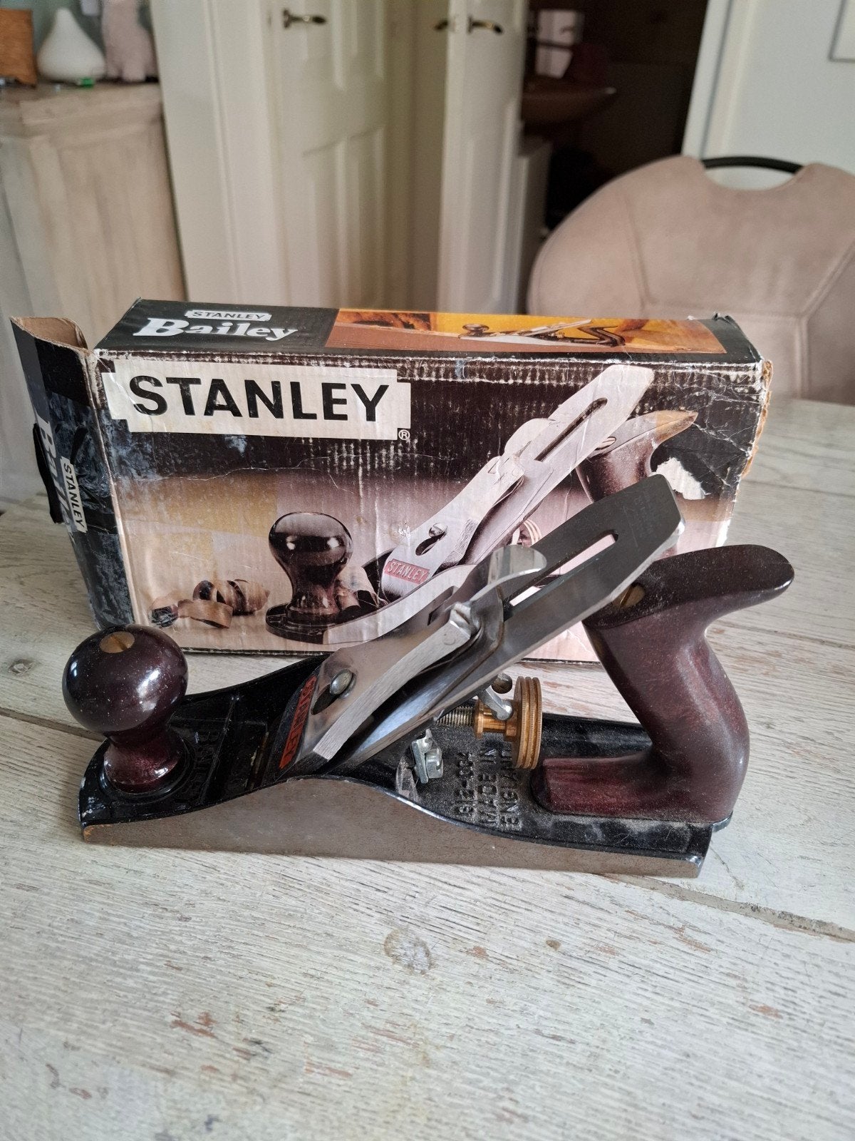 Stanley Bailey schaaf, Made in England, in originele doos, Doe-het-zelf en Verbouw, Ophalen of Verzenden, Gebruikt, Overige typen