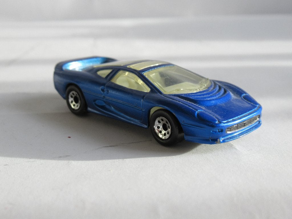 Matchbox Jaguar XJ220  Blauw, Verzenden, Gebruikt, Auto