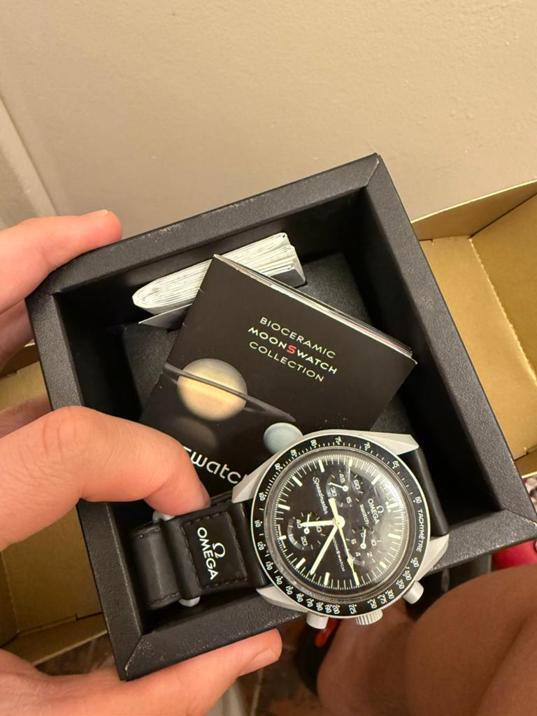 Omega x swatch, Ophalen of Verzenden, Zo goed als nieuw, Omega