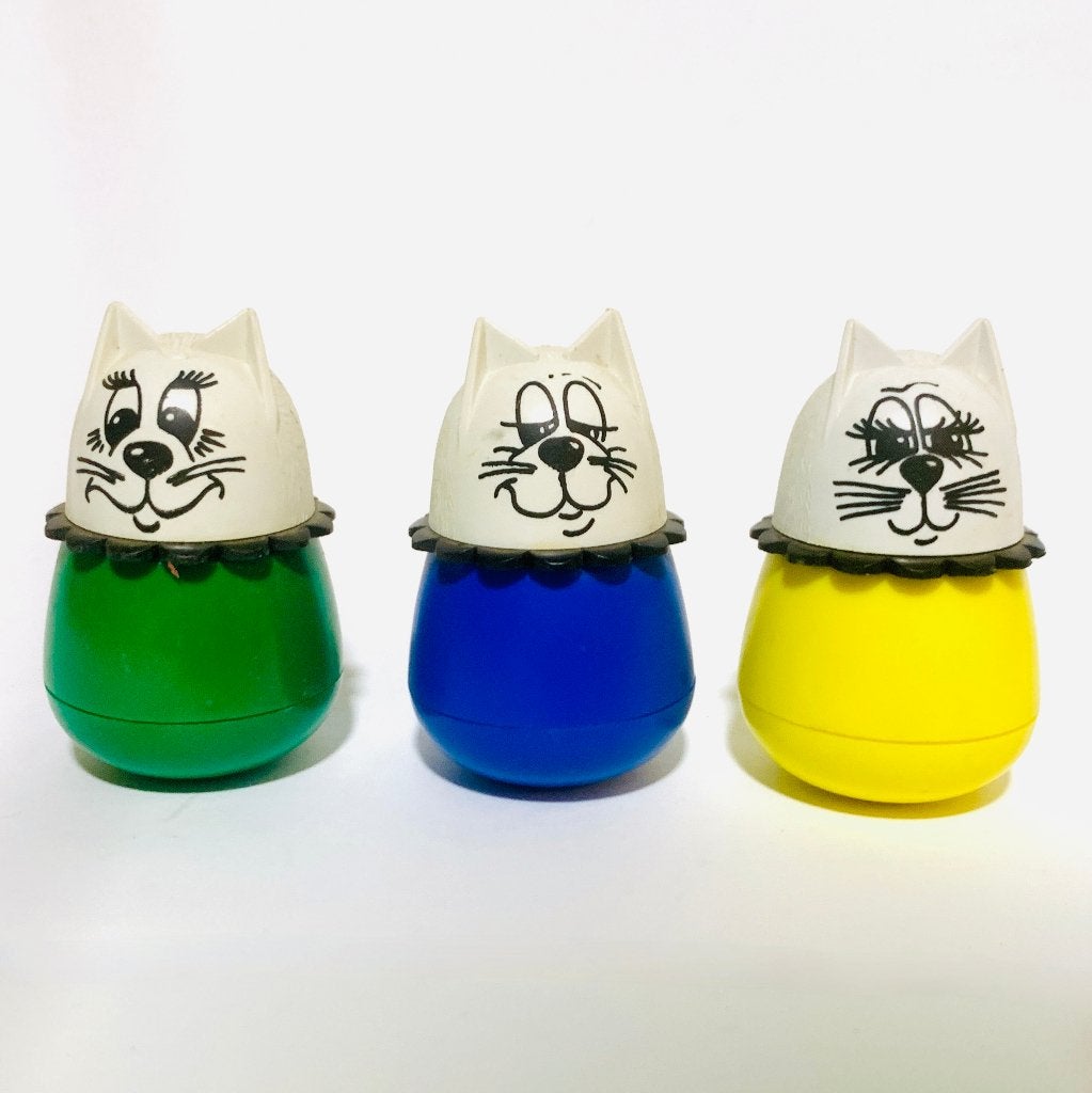 Vintage Pelikan stiften met katten decoratie katmarkers