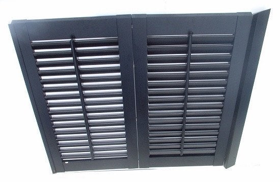 Louvre Shutter Kleur zwart 1025 x 1035mm Nieuw Lamellen, Watersport en Boten, Accessoires en Onderhoud, Nieuw, Overige typen, Ophalen