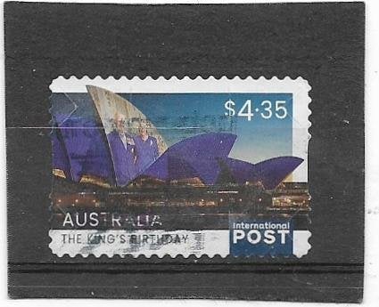 Australie 2025 Int. Post - The King's Birthday $4.35 s/a, Verzenden, Gestempeld