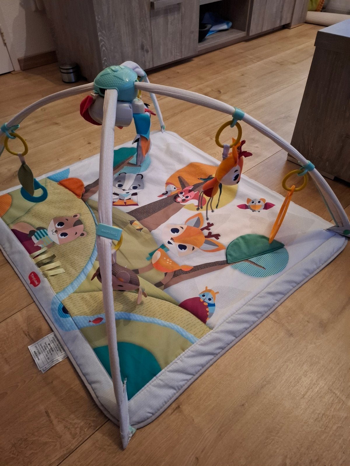 Tiny Love forest DeLuxe babygym met licht en geluid., Ophalen, Zo goed als nieuw, Jongen of Meisje
