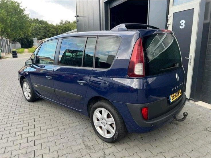 Renault Espace 2.0 16V 100KW 2009 Blauw, Auto's, Voorwielaandrijving, 1998 cc, 1800 kg, 4 cilinders