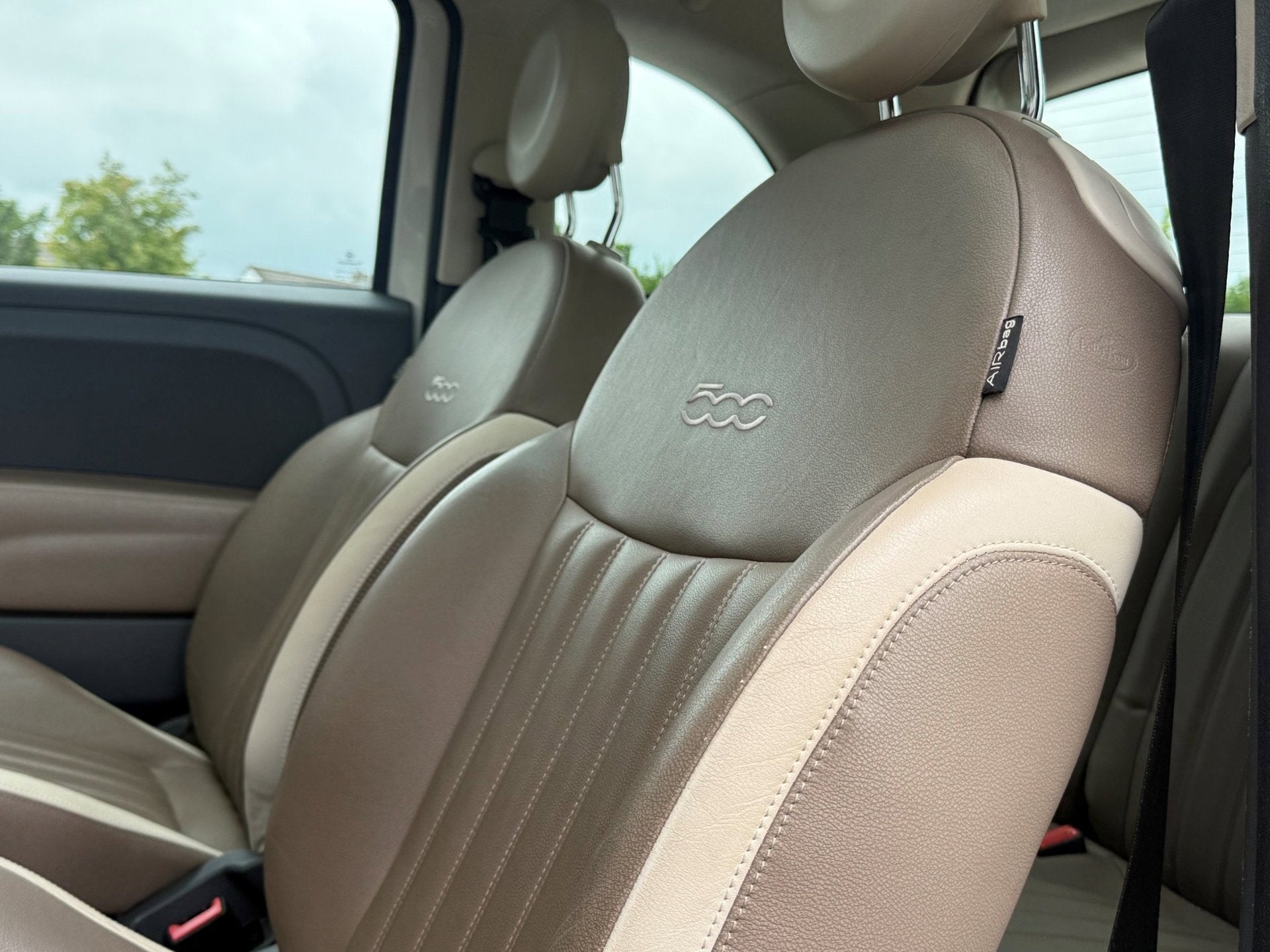 Fiat 500 1.2 Cult Pano Digital Climate Leder Pdc, Auto's, Fiat, Gebruikt, 1242 cc, 4 cilinders, 840 kg