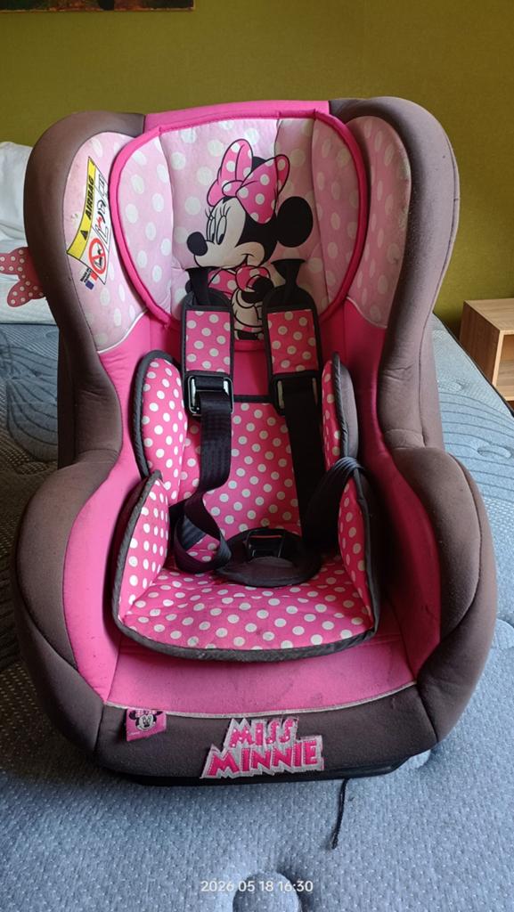 Carseat Autostoel Disney 0-18kg 0-3yr, 0 t/m 18 kg, Ophalen, Overige merken, Gebruikt