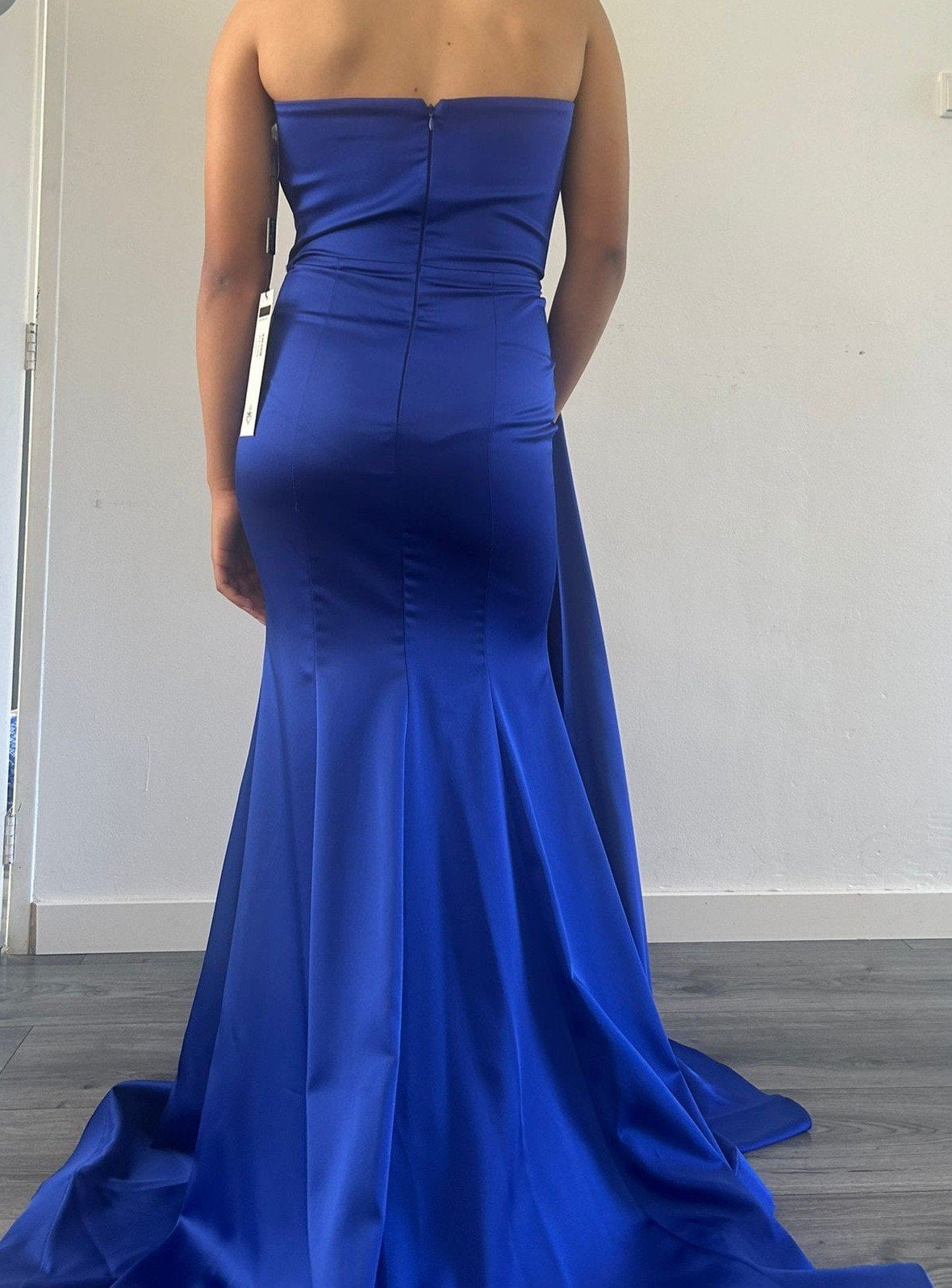 Nieuwe Galajurk - Koningsblauw met split, Kleding | Dames, Ophalen of Verzenden, Nieuw, Blauw