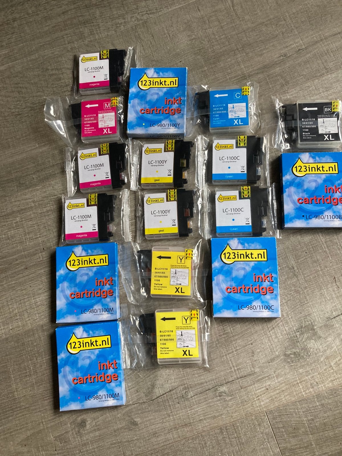 Brother LC-1100 cartridges, Ophalen of Verzenden, Zo goed als nieuw