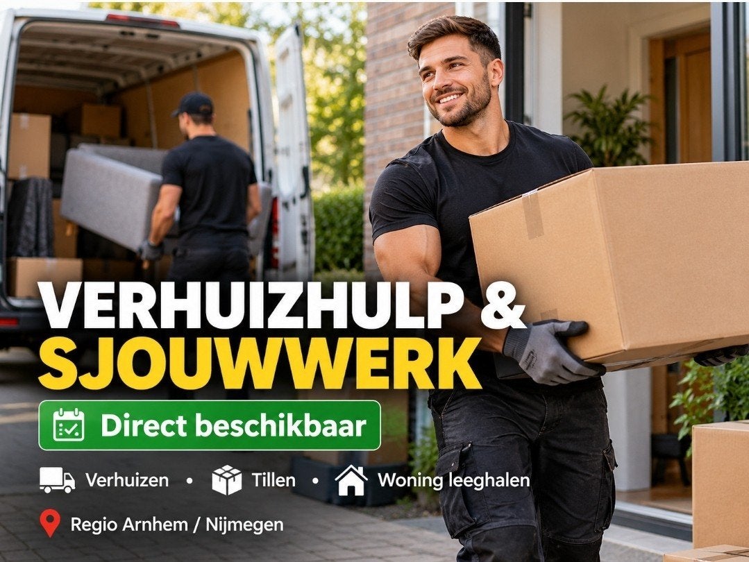 Hulp bij Verhuizen, Tillen & Woning Leeghalen