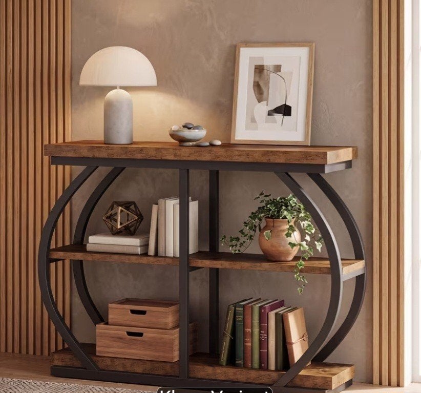 Houten side table, Huis en Inrichting, Ophalen of Verzenden, Nieuw, 25 tot 50 cm, Rechthoekig