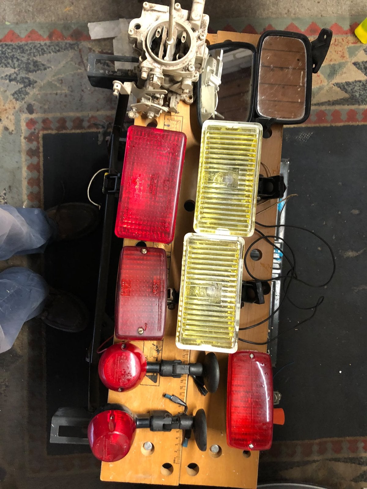 Onderdelen opel kadet , carburateur, mistlampen,, Ophalen, Gebruikt