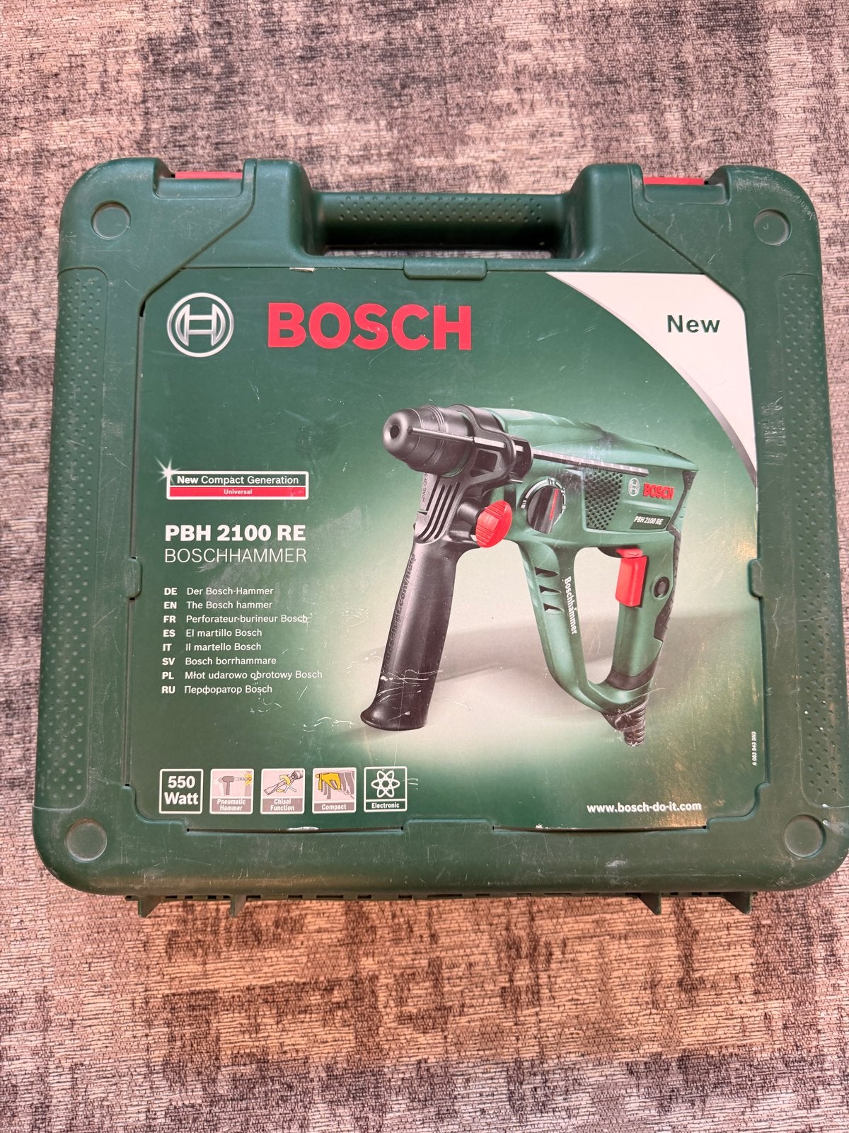 Bosch PBH 2100 RE Boorhamer - Gebruikt, Ophalen, Gebruikt, Boor- en/of Breekhamer, Klopboormechanisme