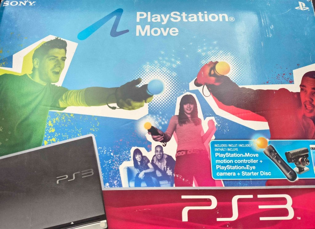 Ps3 move console bundle, 320 GB, Ophalen of Verzenden, Met 1 controller, Slim
