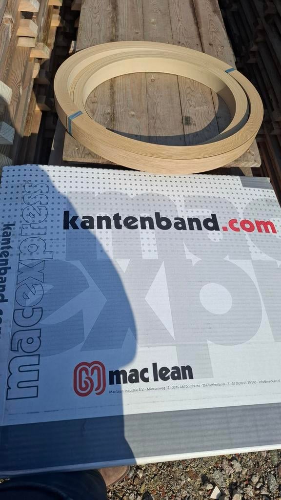 Kantenband nr 993 - Mac Lean, Doe-het-zelf en Verbouw, Hout en Planken, Minder dan 25 mm, Overige typen, Nieuw, Ophalen of Verzenden