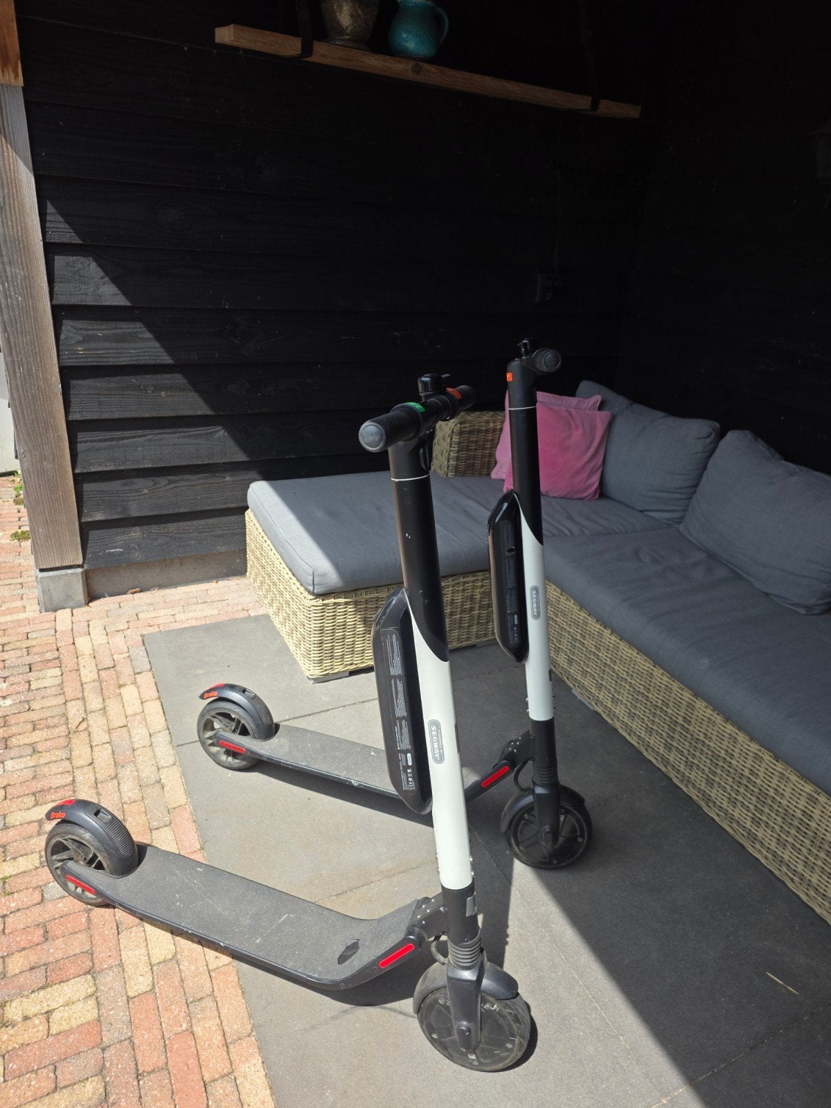 Twee Segway Ninebot es4 elektrische steps, Fietsen en Brommers, Steps, Ophalen, Gebruikt, Elektrische step (E-scooter), Segway Ninebot