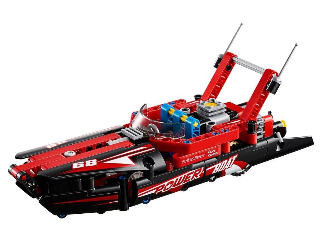 Lego Technic Power Boat (42089), Kinderen en Baby's, Lego, Inclusief instructies, Ophalen of Verzenden, Zo goed als nieuw