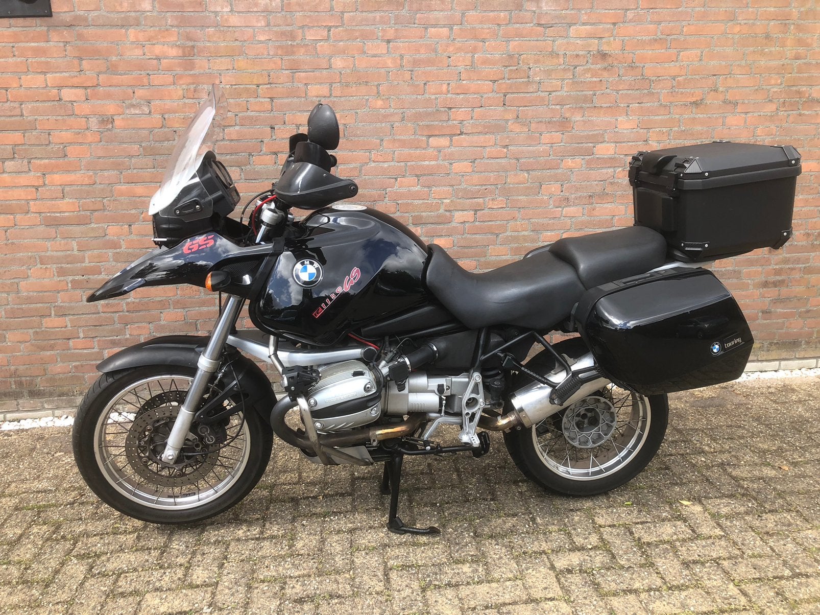 BMW GS 1150 BJ: 06-2000 Km 123805 met 3 koffers, 2 cilinders, Sportuitlaat, Gebruikt, 1130 cc