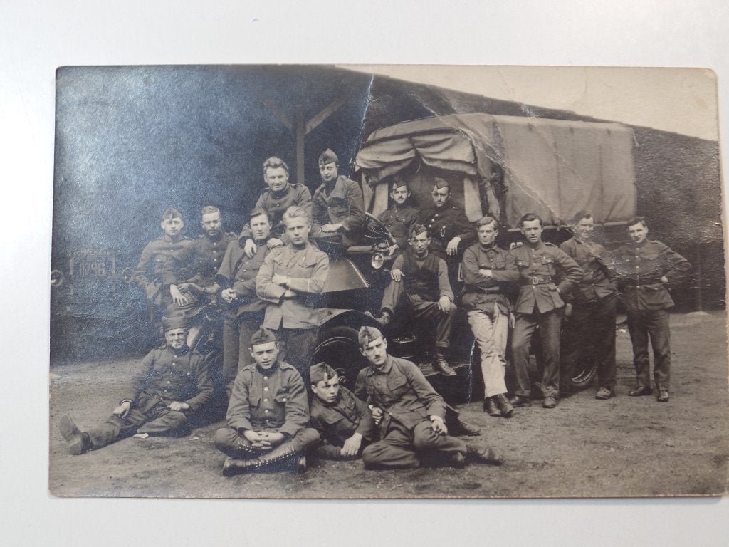 Fotokaart Militair, Verzamelen, Ophalen of Verzenden, Voor 1920, Ongelopen, Zuid-Holland