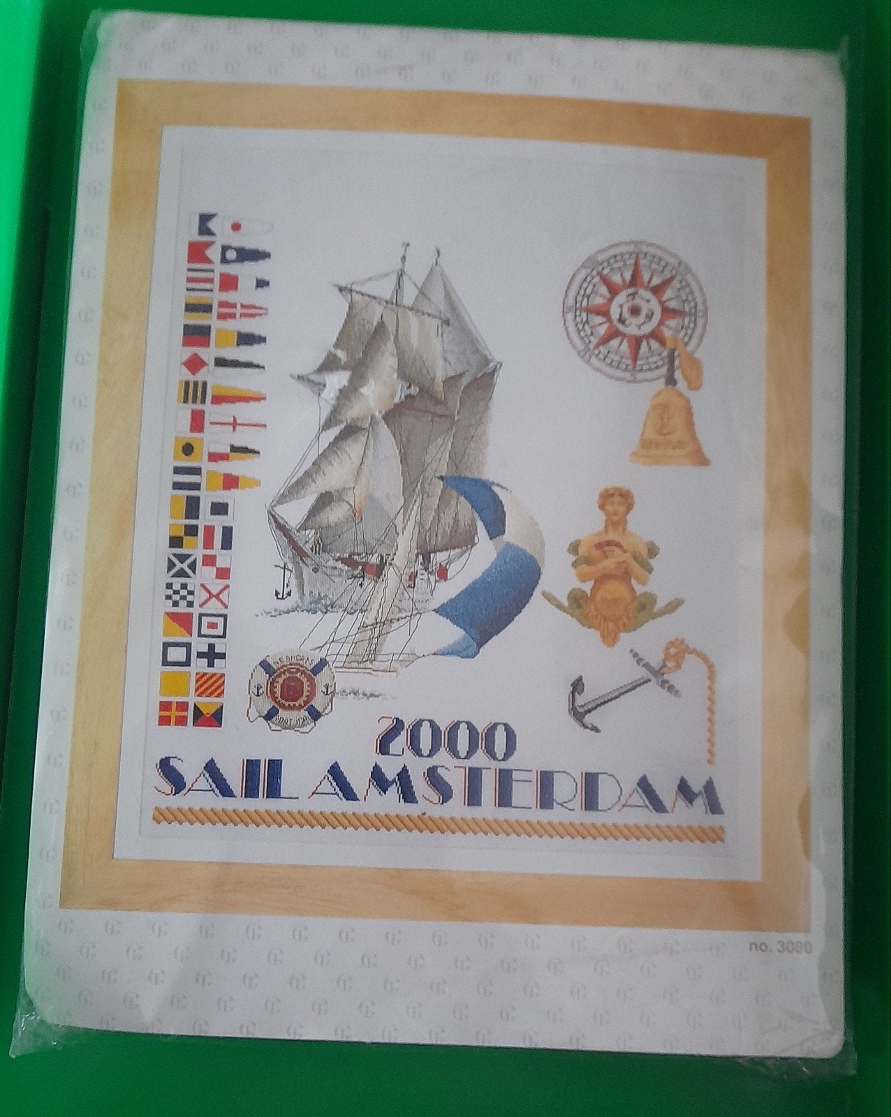 Nieuw: Thea Gouverneur Sail Amsterdam 2000 DMC borduurzijde, Ophalen of Verzenden, Nieuw, Handborduren, Borduurpakket