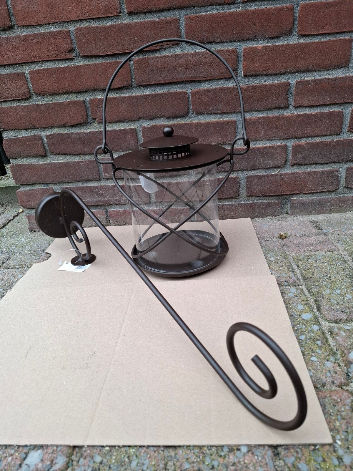 Lantaarn Kapitein lamp kaars met ophangbeugel nieuw

Neem ge, Ophalen, Nieuw