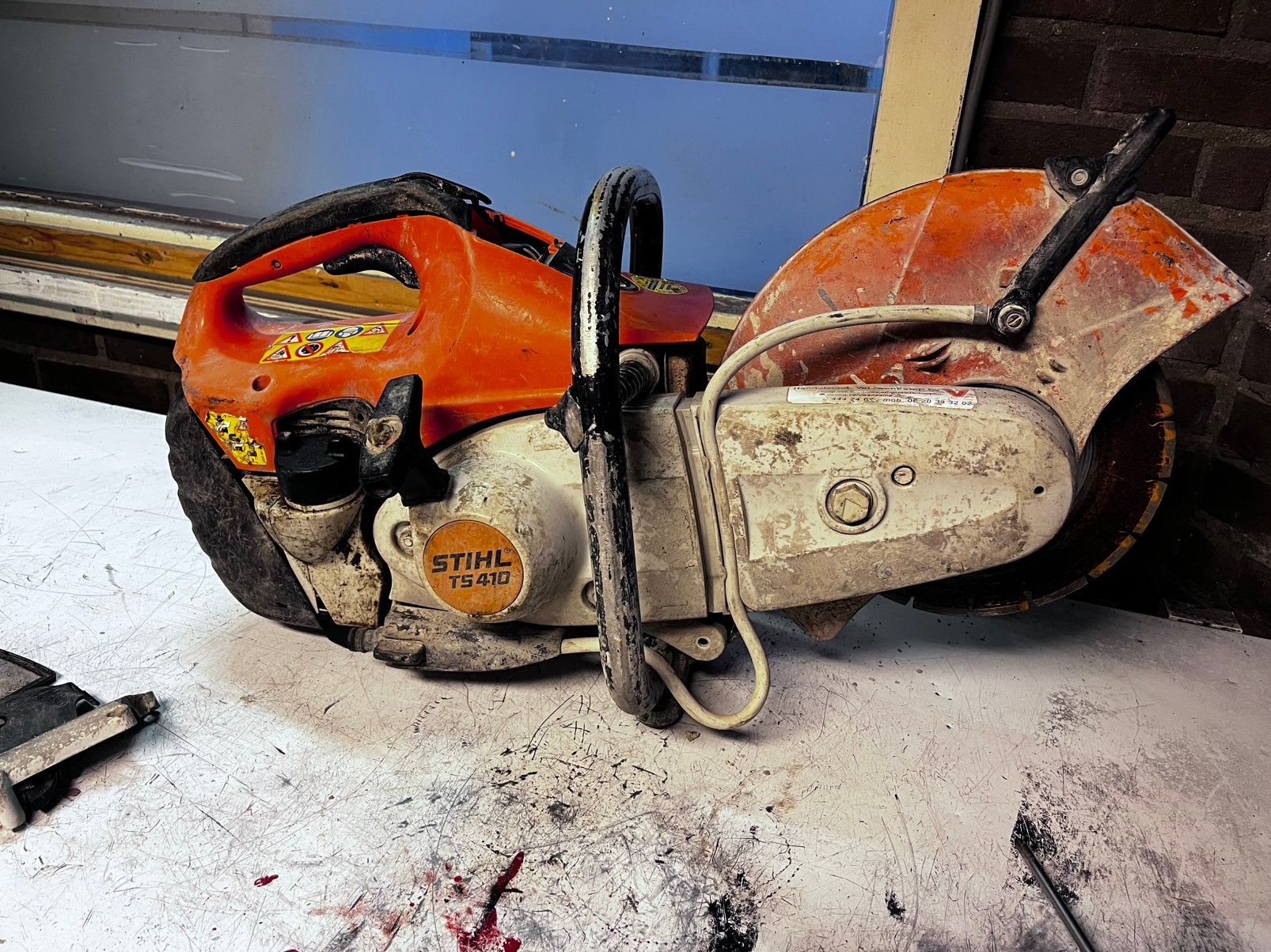 Te koop stihl ts 410 bandenzaag, Gebruikt, 70 mm of meer, Overige typen, Ophalen of Verzenden