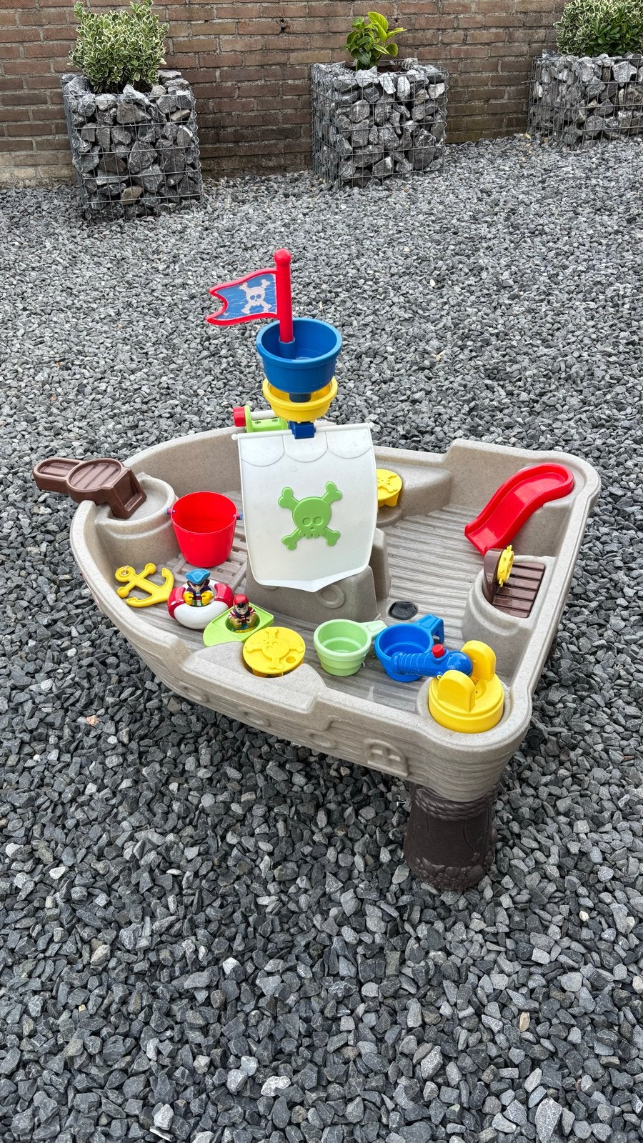 Little Tikes Speelboot Water- en Zandtafel Piraat, Ophalen, Gebruikt, Jongen of Meisje