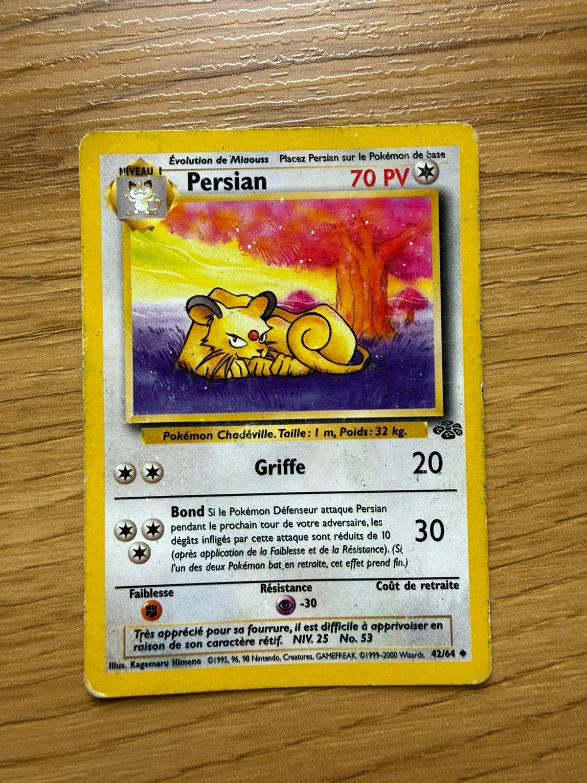 Persian - Pokemon kaart, Hobby en Vrije tijd, Verzamelkaartspellen | Pokémon, Ophalen of Verzenden, Zo goed als nieuw