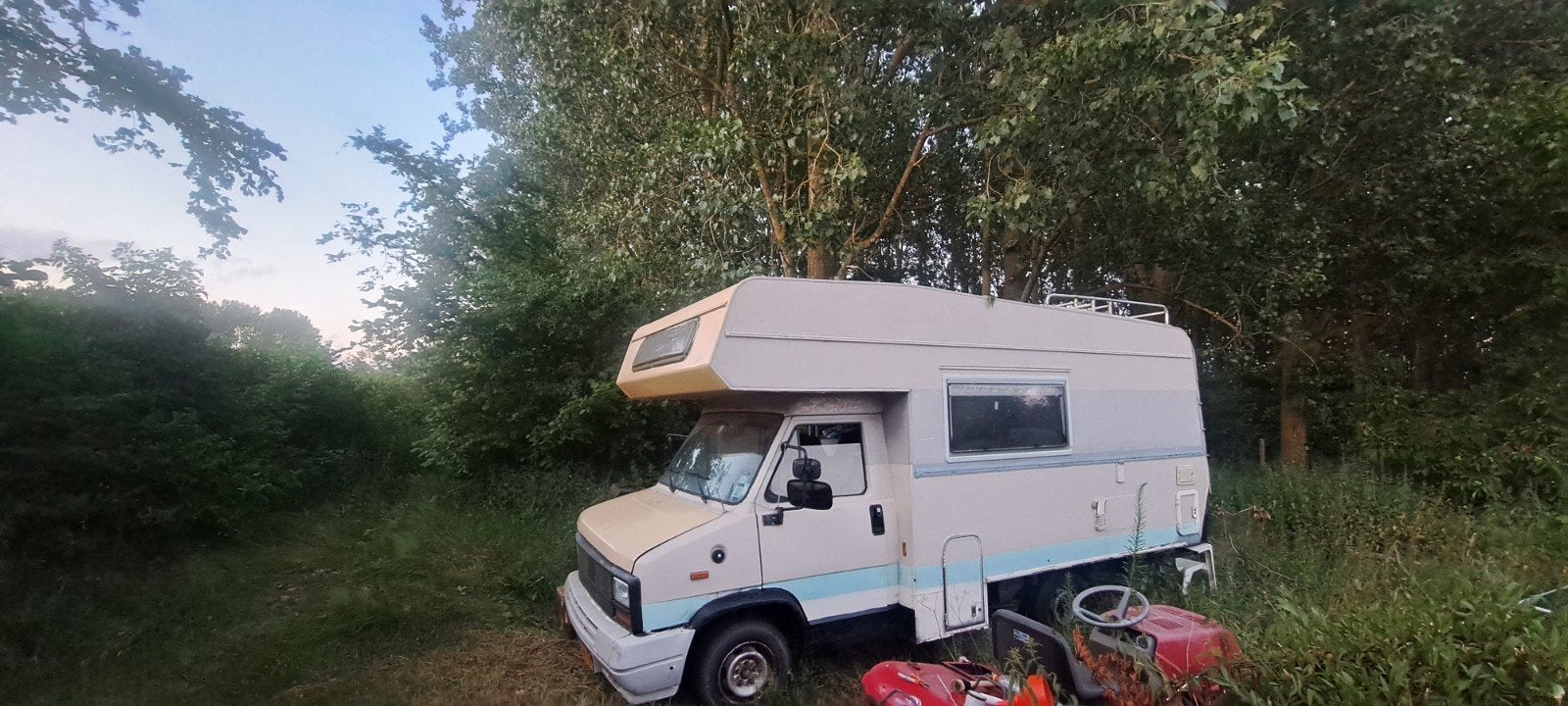 Camper 2 jaar apk belastingvrij oldtimer kampeerauto fiat du, Particulier, Diesel