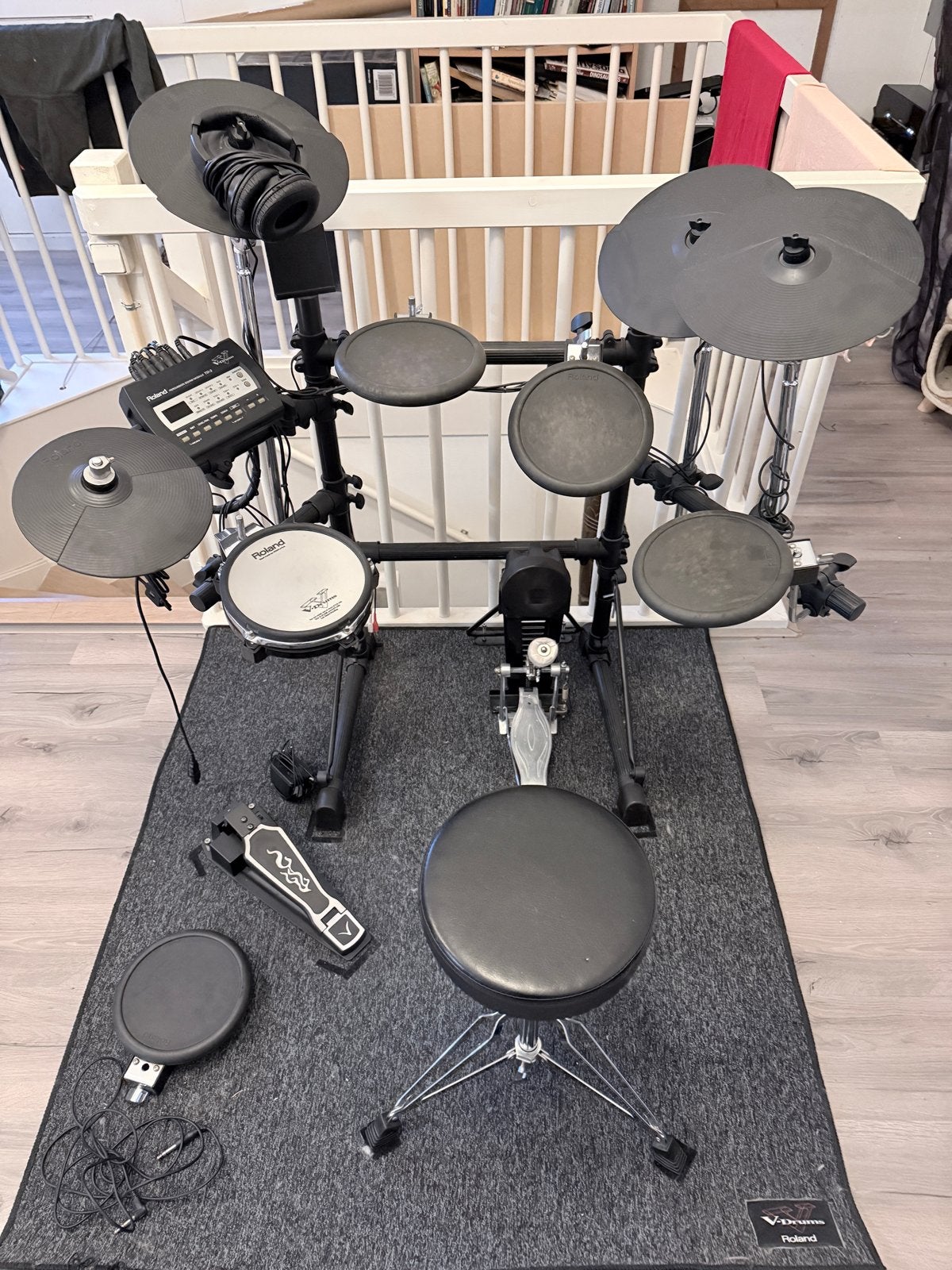 Roland TD-3 V-Drums compleet drumstel - Werkt perfect!, Muziek en Instrumenten, Ophalen, Gebruikt, Roland, Elektronisch