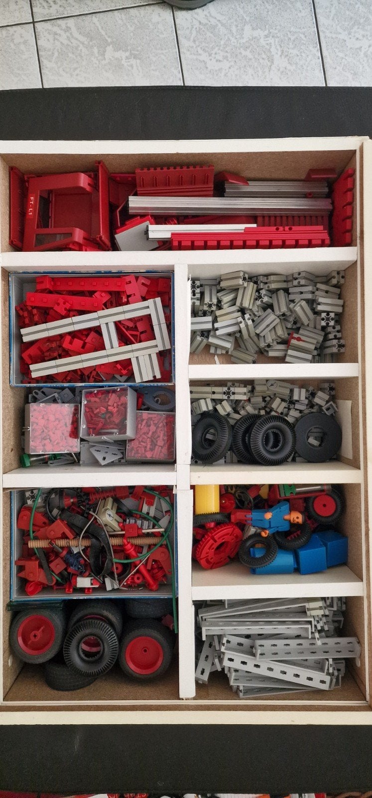 fisher technik, Ophalen