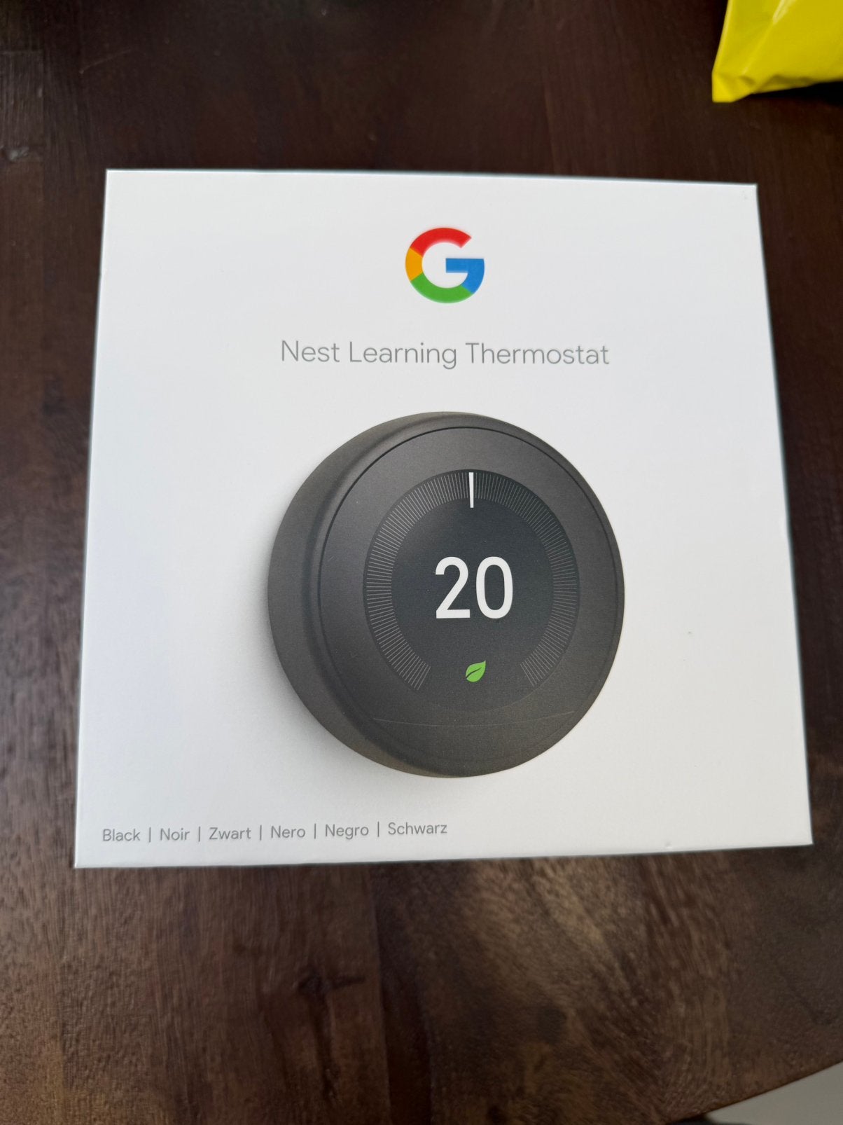 Google Nest Learning Thermostat zwart 3e generatie (nieuw), Doe-het-zelf en Verbouw, Ophalen, Nieuw