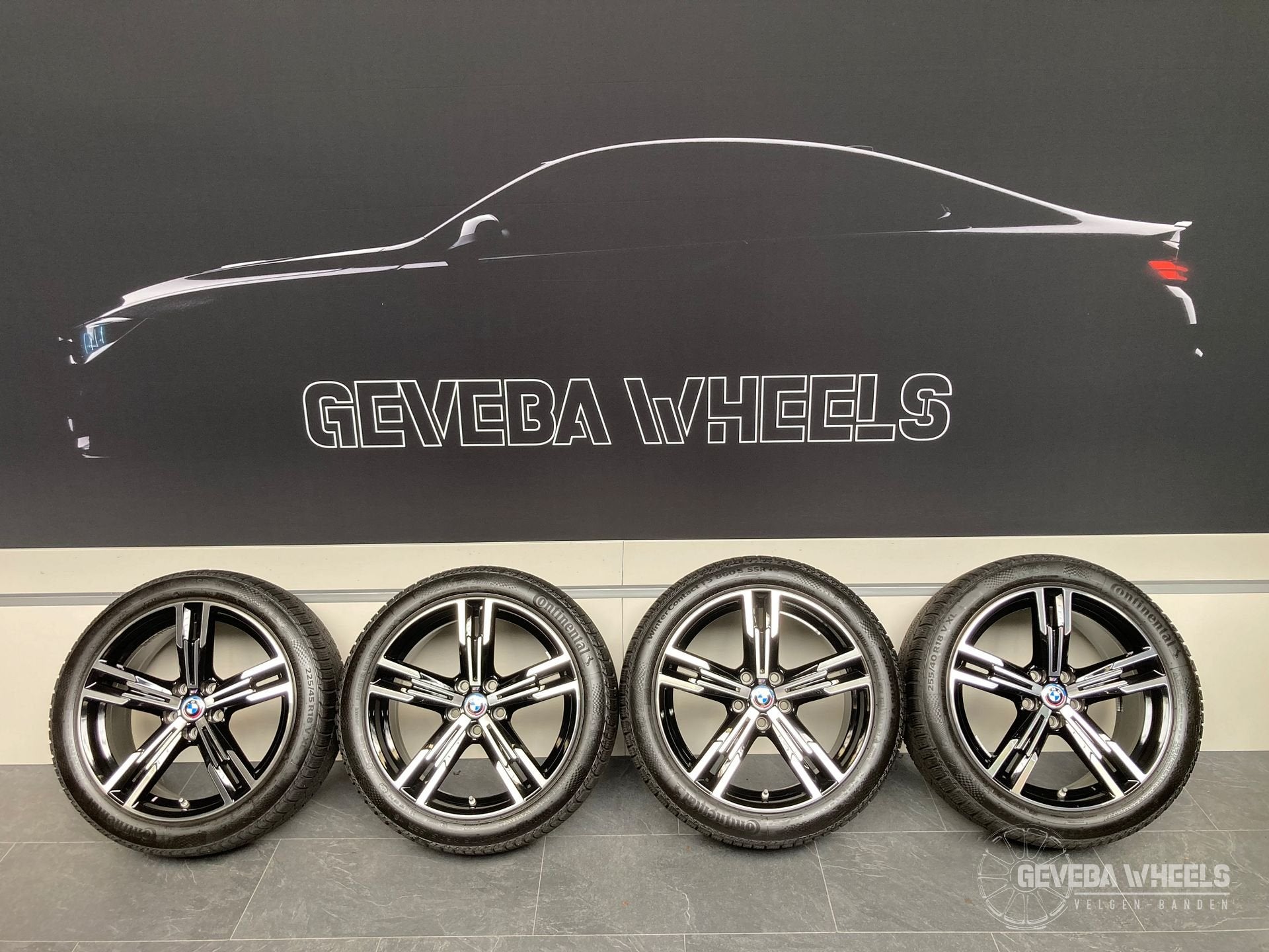 18” originele BMW 3 serie G20 G21 848M velgen + winterbanden, Auto-onderdelen, Banden en Velgen, 18 inch, Gebruikt, -, -