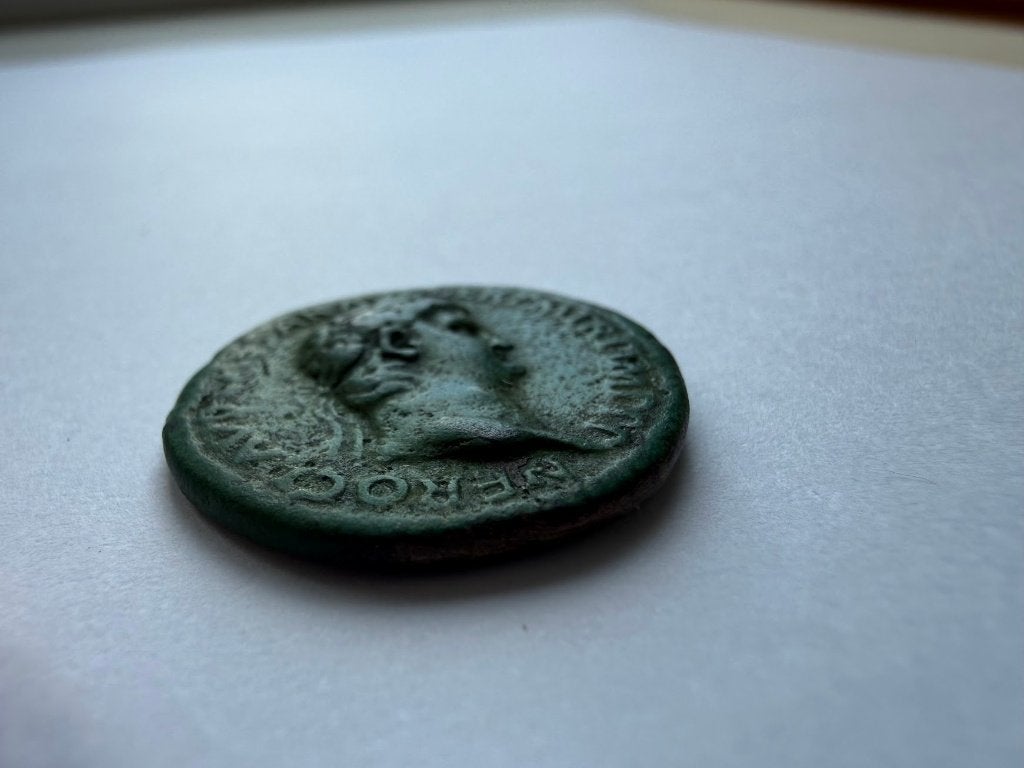 Romeinse munt keizer Nero, Ophalen of Verzenden, Buitenland, Munten