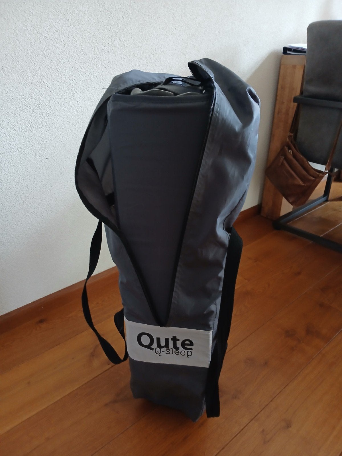 Qute Q-sleep campingbedje/reisbedje, Ophalen of Verzenden, Gebruikt, Minder dan 140 cm, Minder dan 70 cm