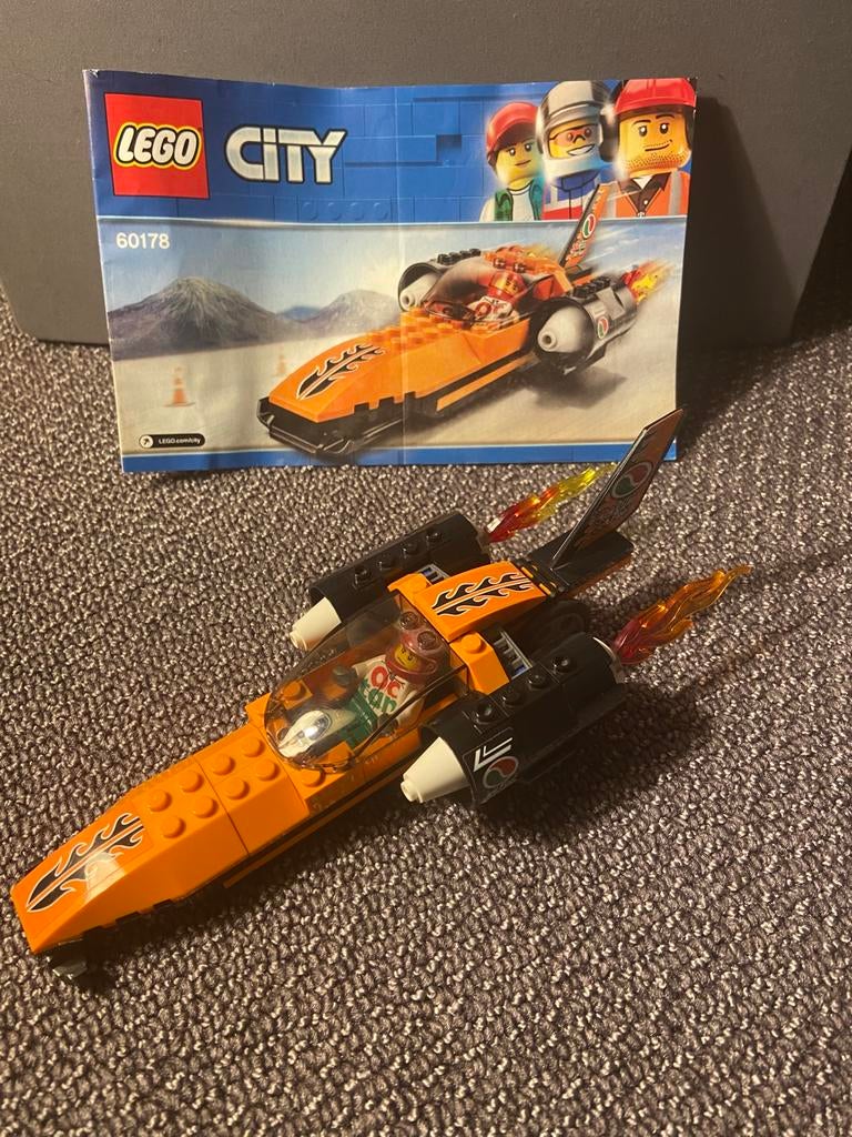 Lego City 60178 oranje racewagen, City, Lego, Ophalen of Verzenden, Zo goed als nieuw
