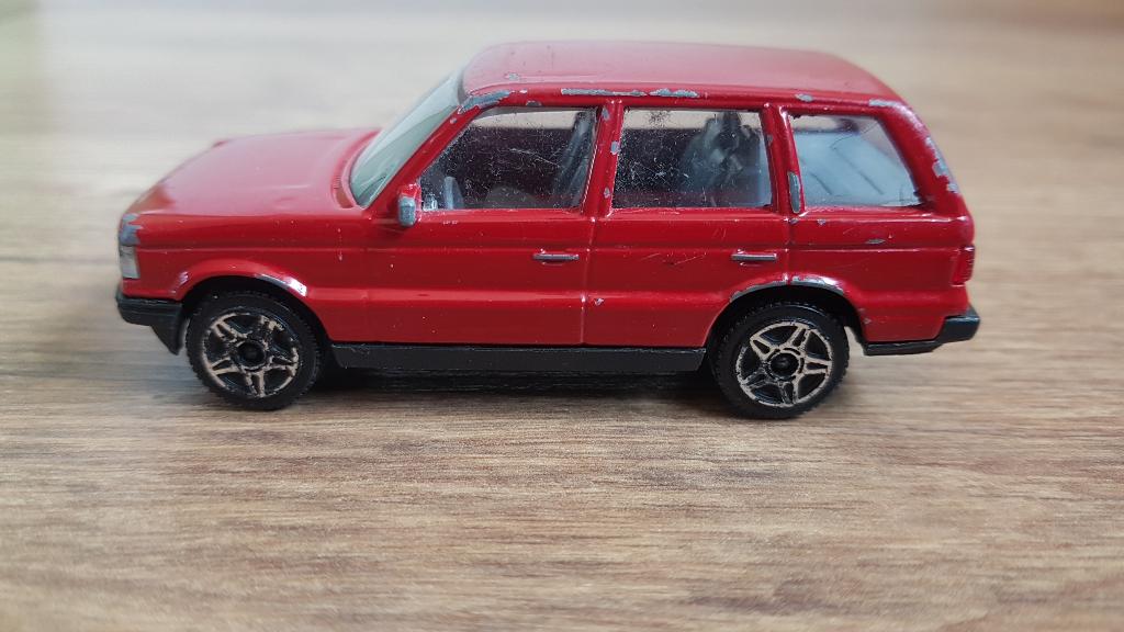 Range Rover Mk2 Modelauto 1:43 Bburago, Ophalen of Verzenden, Gebruikt, Auto